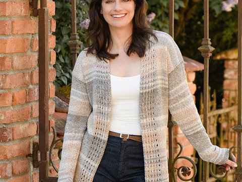 Strickanleitung Damenlongjacke "Messina" 766080