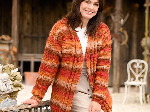 Strickanleitung Damenjacke "Corvara" 766094
