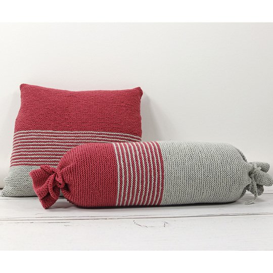 Strickanleitung Bezug für Kissen und Nackenrolle "Sidney" 766121