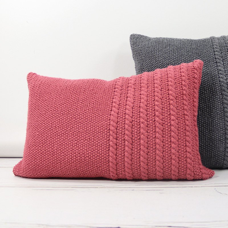 Strickanleitung Kissenbezug "Sporty" 766122 - Bild 2