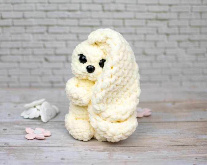 Cute Bunny Crochet Pattern – Plush Amigurumi Rabbit PDF Tutorial