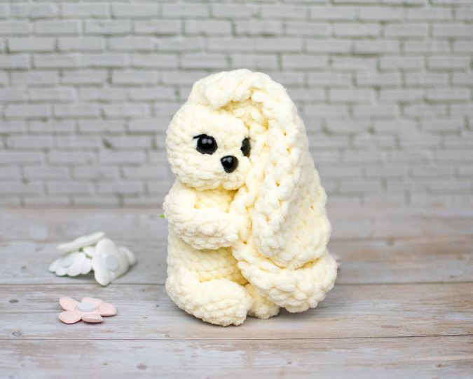 Cute Bunny Crochet Pattern – Plush Amigurumi Rabbit PDF Tutorial