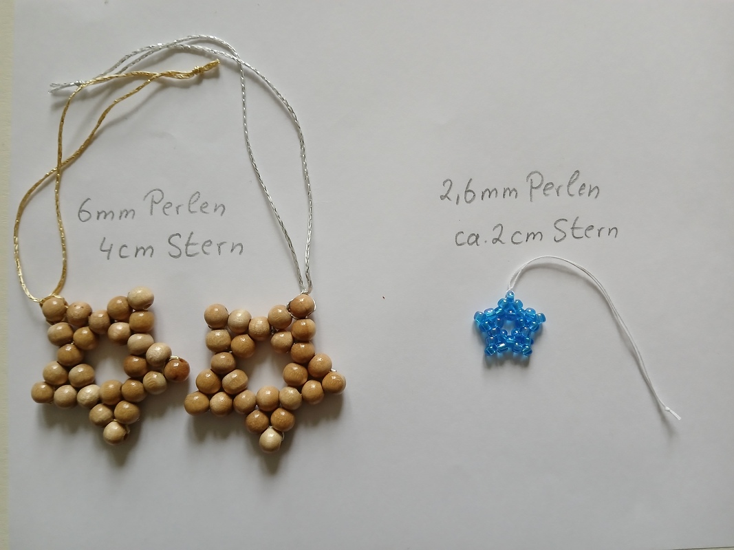 Perlenstern basteln - DIY-Anleitung für funkelnde Weihnachtsanhänger