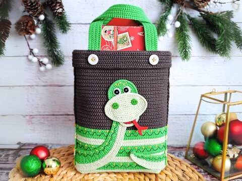 349 HandBag Snake. Perfect Beginner-Friendly DIY Project, Zabelina