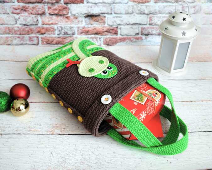 349 HandBag Snake. Perfect Beginner-Friendly DIY Project, Zabelina