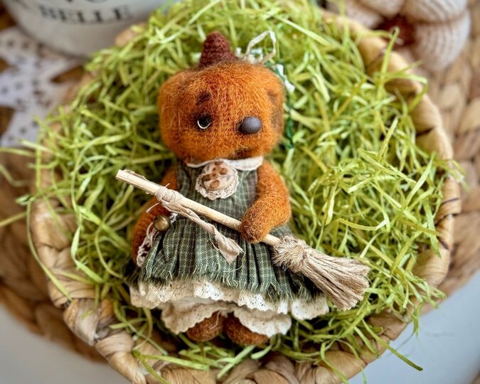 352 Teddy Bear Berkin (Bear Pumpkin) with pants and dress (sewing) Ogol