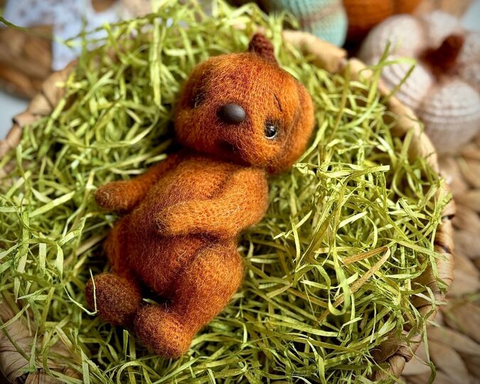 352 Teddy Bear Berkin (Bear Pumpkin) with pants and dress (sewing) Ogol
