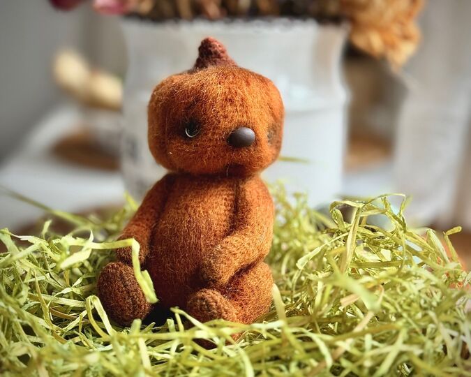 352 Teddy Bear Berkin (Bear Pumpkin) with pants and dress (sewing) Zabelina