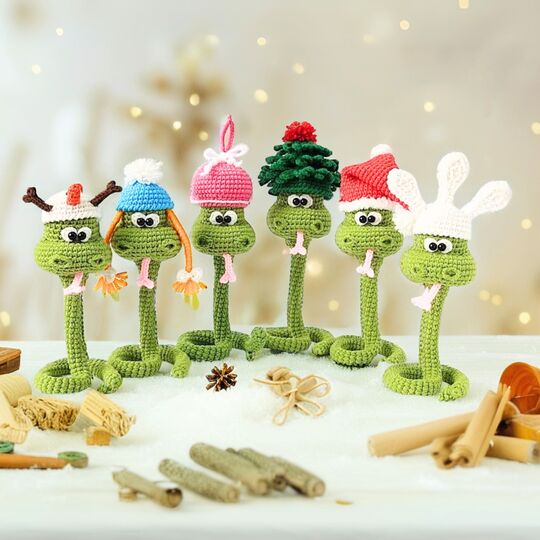 353 Snake Cable tie, Lucky charm, Plant decor, Napkin ring, Kable tie