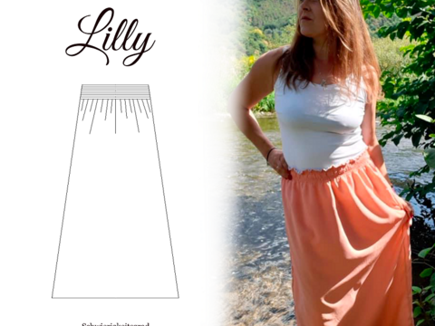 Maxirock Lilly - Gr 32-64 - E-Book und Nähanleitung