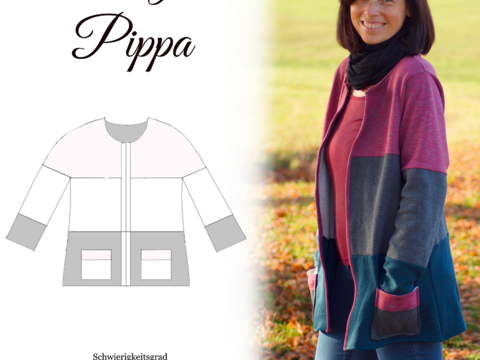 Cardigan Pippa - Gr 32-64 - E-Book und Nähanleitung