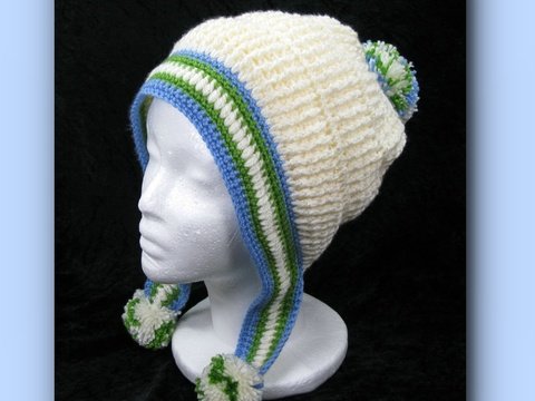 Häkelanleitung Mütze Freya