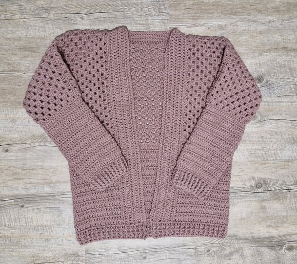 PDF Häkelanleitung Häkelcardigan HexaHug Hexagonjacke