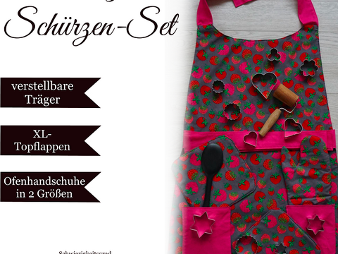 Sannys Schürzen Set - E-Book und Nähanleitung