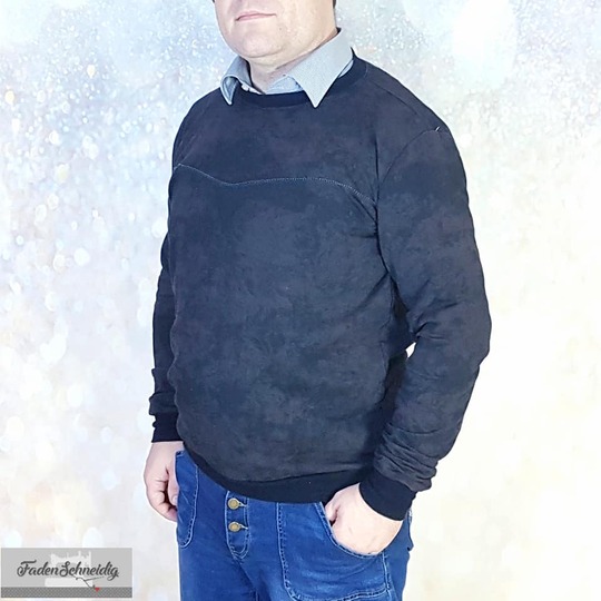 Herren Sweatshirt "Anselm" - 44-64 - E-Book und Nähanleitung