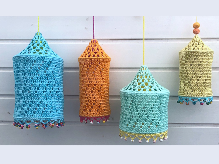 Häkelanleitungen für Laternen und Lampions, 109 Seiten PDF, Anleitungspaket