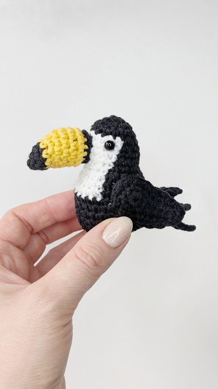 Toucan Crochet Pattern, Easy Crochet Amigurumi Bird Pattern - Image 2