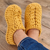 S.26 Crochet slippers. Pattern PDF in English and German.