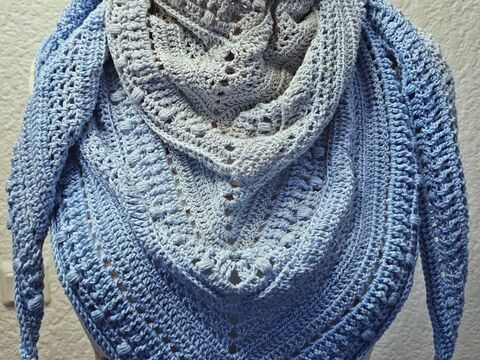 Tuch November Dreieckstuch Häkelanleitung