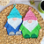 358 Easter Gnome decor, washcloth, potholder, table mat, hot pad