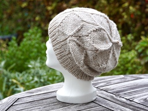 Mütze Beanie "Balance", Strickanleitung für Größe S - L