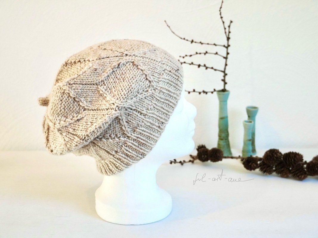 Mütze Beanie "Balance", Strickanleitung