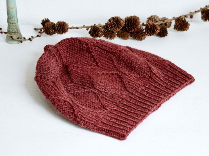 Mütze Beanie "Balance", Strickanleitung für Größe S - L