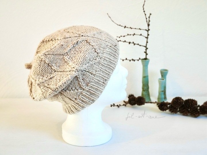 Mütze Beanie "Balance", Strickanleitung für Größe S - L