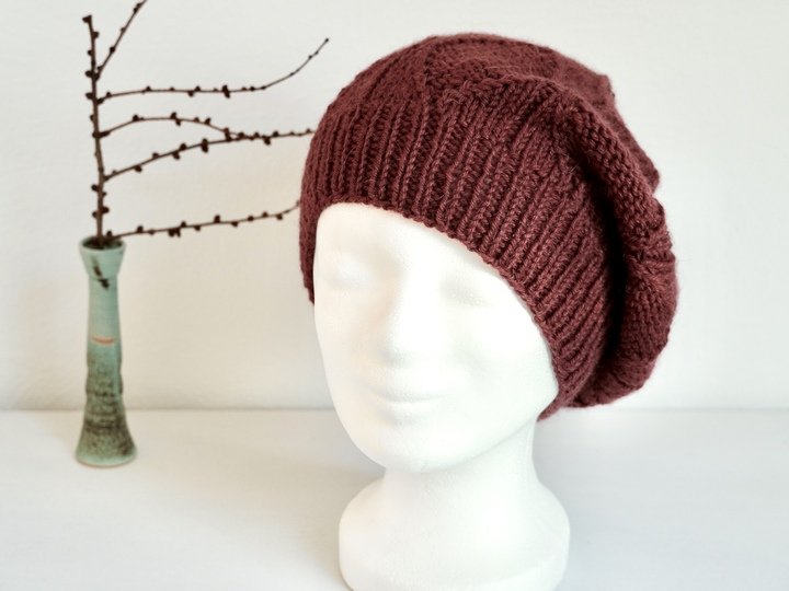 Mütze Beanie "Balance", Strickanleitung für Größe S - L