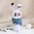 362 Bunny Rabbit Yegorka soft toy with knitted sweater plushi plush