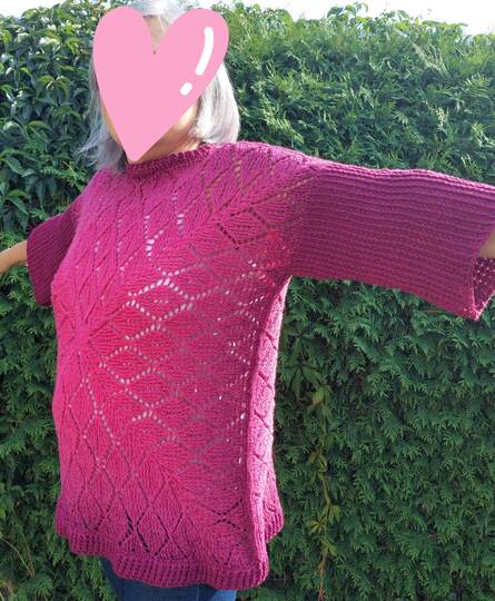 Häkelanleitung Seelenwärmer, Pullover aus mehreren Teilen List