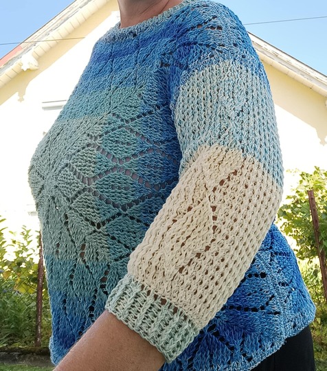 Häkelanleitung Seelenwärmer, Pullover aus mehreren Teilen List