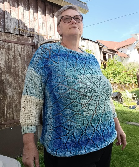 Häkelanleitung Seelenwärmer, Pullover aus mehreren Teilen List