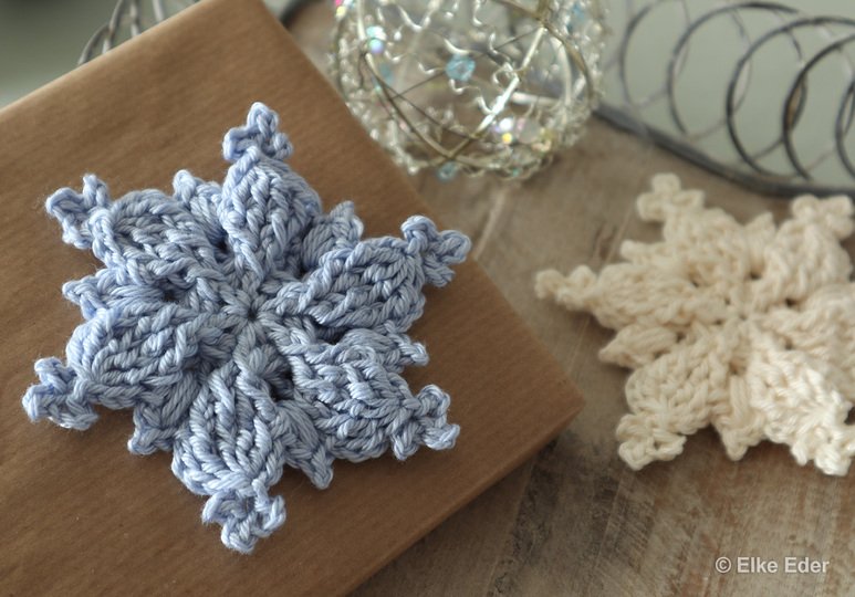 Bundle Winter Magic – 3 crochet patterns: Trees, Garland & Snowflake