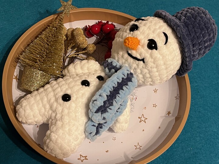 PDF Häkelanleitung Schneemann - DIY Schneemann - Sofortiger Download!