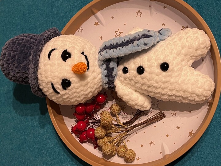 PDF Häkelanleitung Schneemann - DIY Schneemann - Sofortiger Download!