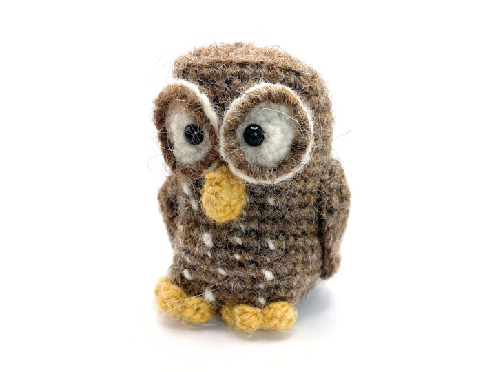 Amigurumi Häkelanleitung in PDF - kleine Eule