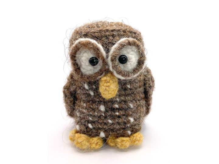 Amigurumi Owl Crochet PDF Pattern – Roger the Owl (8 cm)