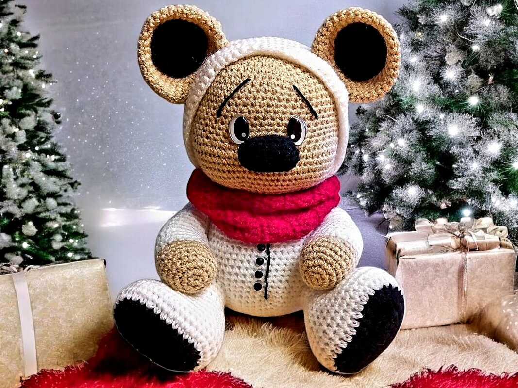 Häkelanleitung / Amigurumi / Winterkinder Bär