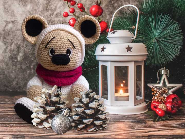 Häkelanleitung / Amigurumi / Winterkinder Bär