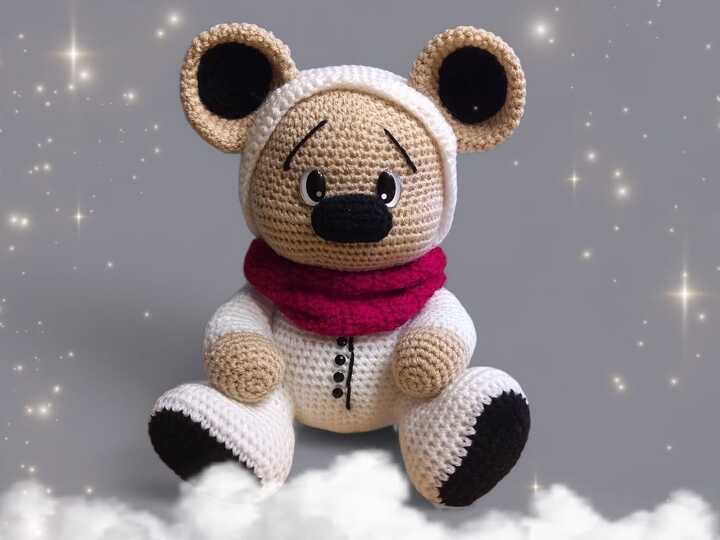 Häkelanleitung / Amigurumi / Winterkinder Bär