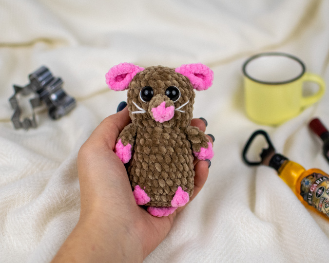 Two Little Chef Mice Crochet Pattern – Easy Amigurumi PDF Tutorial