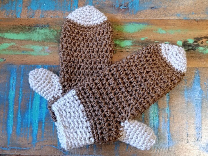 Warme Fäustlinge für die kalte Jahreszeit - klassisch oder Hippie Look