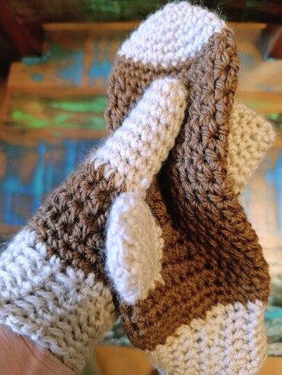 Warme Fäustlinge für die kalte Jahreszeit - klassisch oder Hippie Look