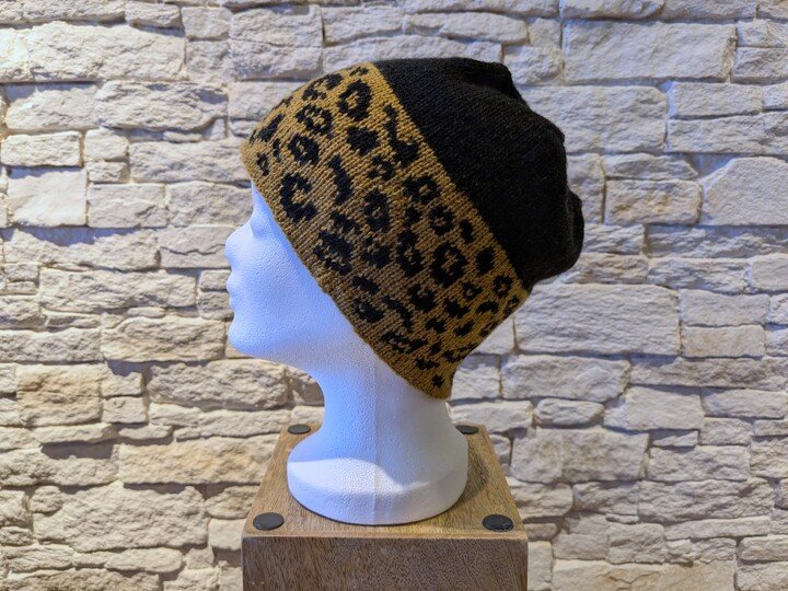 Wende-Mütze / Stirnband "Leo Love" alle Größen - Doubleface Strickanleitung