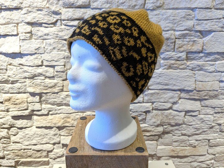 Wende-Mütze / Stirnband "Leo Love" alle Größen - Doubleface Strickanleitung