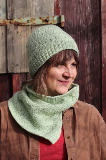 Freya hat, Strickanleitung Mütze