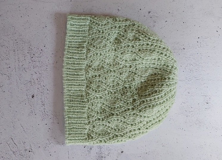 Freya hat, Strickanleitung Mütze