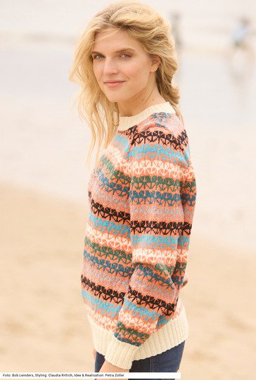 Pulli mit Jacquardmuster