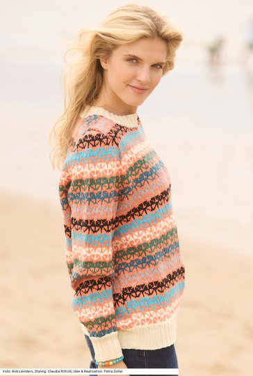 Pulli mit Jacquardmuster